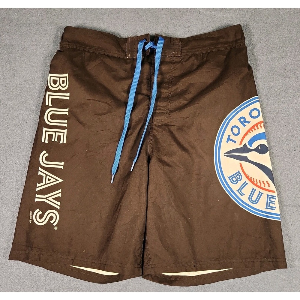 MLB Toronto Blue Jays Shorts Swim Trunks Men's Size M Black